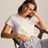 JBS of Denmark - Kort ÆRmet T-shirt Bambus Hvid