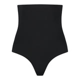 Byebra - Usynlig Højtaljet String Sort