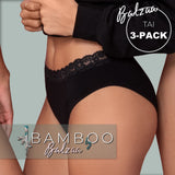 Balzaa - Bali Bambu 3-PAK Tai Svart