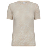 Hype The Detail - Slim Lace T-shirt Powder