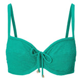 Lingadore - Frotté Bikini Top Med Bøjle Deep Green