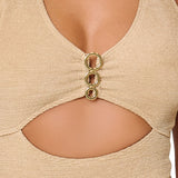 Lingadore - Badedragt Gold Beige