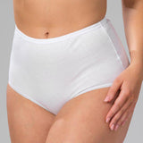 Trofé - 2-pak Bomuld Maxi Trusse Hvid