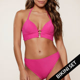 Lingadore - Vatteret Triangle Bikini Sæt Fuchsia