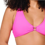 Lingadore - Trekants Bikini Sæt Hot Pink