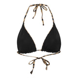 SuiAva - Waverly Bikini Top Leopard/sort