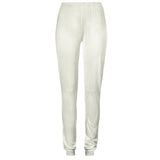 Damella - Leggings 100% Silke Ivory