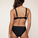 Lingadore - Vatteret Triangle Bikini Sæt Sort