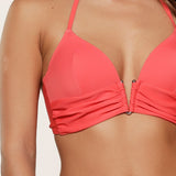 Lingadore - Vatteret Triangle Bikini Sæt Tomato Red