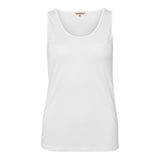 Lady avenue - Jersey Top med breda axelband Silke