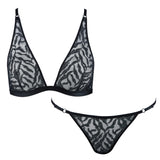 Aubade - Moonlight Triangle Set Black Silver