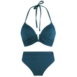 Lingadore - Vatteret Triangle Bikini Sæt Legion Blue