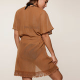 Lingadore - Strandkjole/kimono Almond