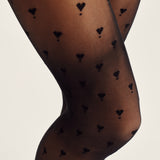 Hype The Detail - Hearts Tights 20 Denier Sort
