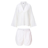 Lingadore - Strand Sæt I Bomuld White