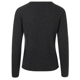 Rosemunde - Cardigan I Uld Og Cashmere Dark Grey Melange