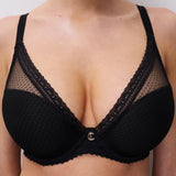 Chantelle - Romance Plunge BH Sort
