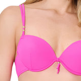 Lingadore - Halterneck Bikini Sæt Hot Pink