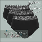 Balzaa - Bali Bambu 3-PAK Maxi Svart
