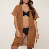 Lingadore - Strandkjole/kimono Almond