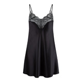Lingadore - Black Chemise Kjole Sort