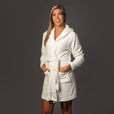 Decoy - Morgonrock med luva Ivory