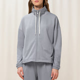 Triumph - Lounge Me Trøje Med Lynlås Morandi Grey