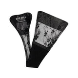 Byebra - Selvklæbende String Med Blonde Sort