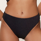 Lingadore - Vatteret Triangle Bikini Sæt Sort