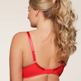 Lingadore - Triangle Plunge Bh Red
