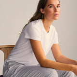 JBS of Denmark - Kort ÆRmet T-shirt Bambus Hvid