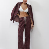 Aruelle - Georgette Pyjamas Burgundy