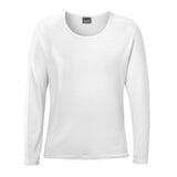 Trofé - Bambus L/æ T-shirt Hvid