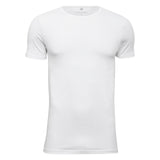 JBS of Denmark Herre - Øko Bomuld T-shirt O-Neck Vit