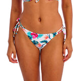 Freya - Palm Paradise Bikini Tai Hvid