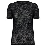 Hype The Detail - Slim Lace T-shirt Sort