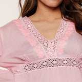 Lingadore - Strandkjole Med Blonde Pink