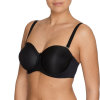 Primadonna - Satin Axelbandslös BH Svart