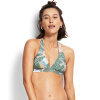 Seafolly - Halterneck Bra Top Olive Leaf