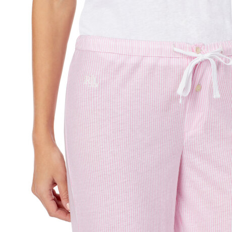 Ralph Lauren - Seperate Pyjamasbukser Pink Stripe