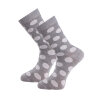 Trofé - 2-pak Bambus Strømpe Prik Grå