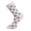 Trofé - Bambus Strømpe Prik Hvid