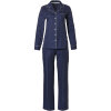 Pastunette - Pyjamas med Knapper Dark Blue