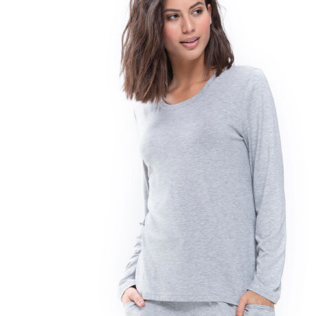 Mey - Vaiana Bluse Grå Melange