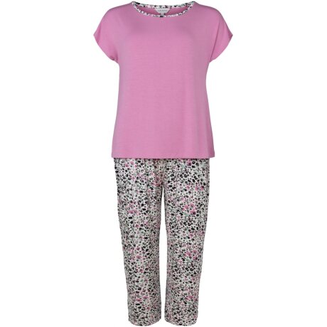 Lady avenue - Bambus Pyjamas kort ærme Crocus Pink