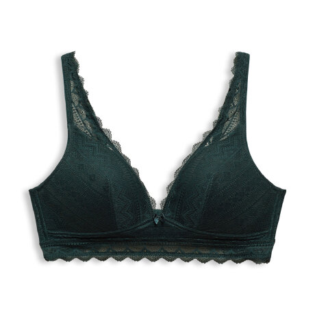 Esprit - Seasonal Lace BH Dark Teal Green
