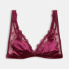 Esprit - Satin Lace Top Dark Pink