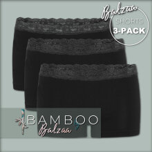 Balzaa - Bali Bambu 3-PAK Shorts Svart