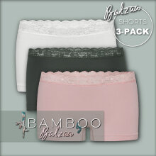 Balzaa - Bali Bambu 3-PAK Shorts Army/Rose/Offwhite