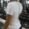 Calvin Klein - Work Out T-shirt Logo Rygg Bright White